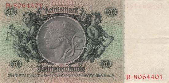 50 Mark 1933 ro.175a D/R